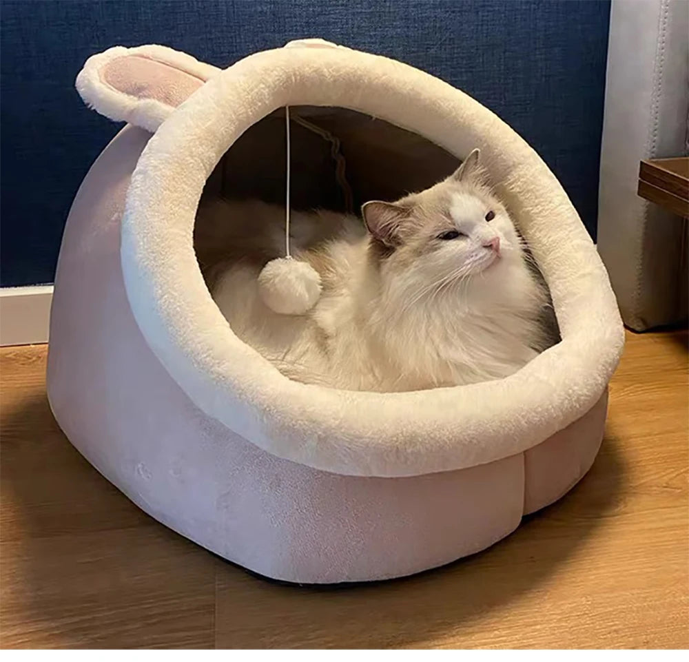 🐾 Cozy Cave Cat Bed – Deep Sleep & Comfort
Give your cat a warm, safe place to relax, sleep, and feel protected.