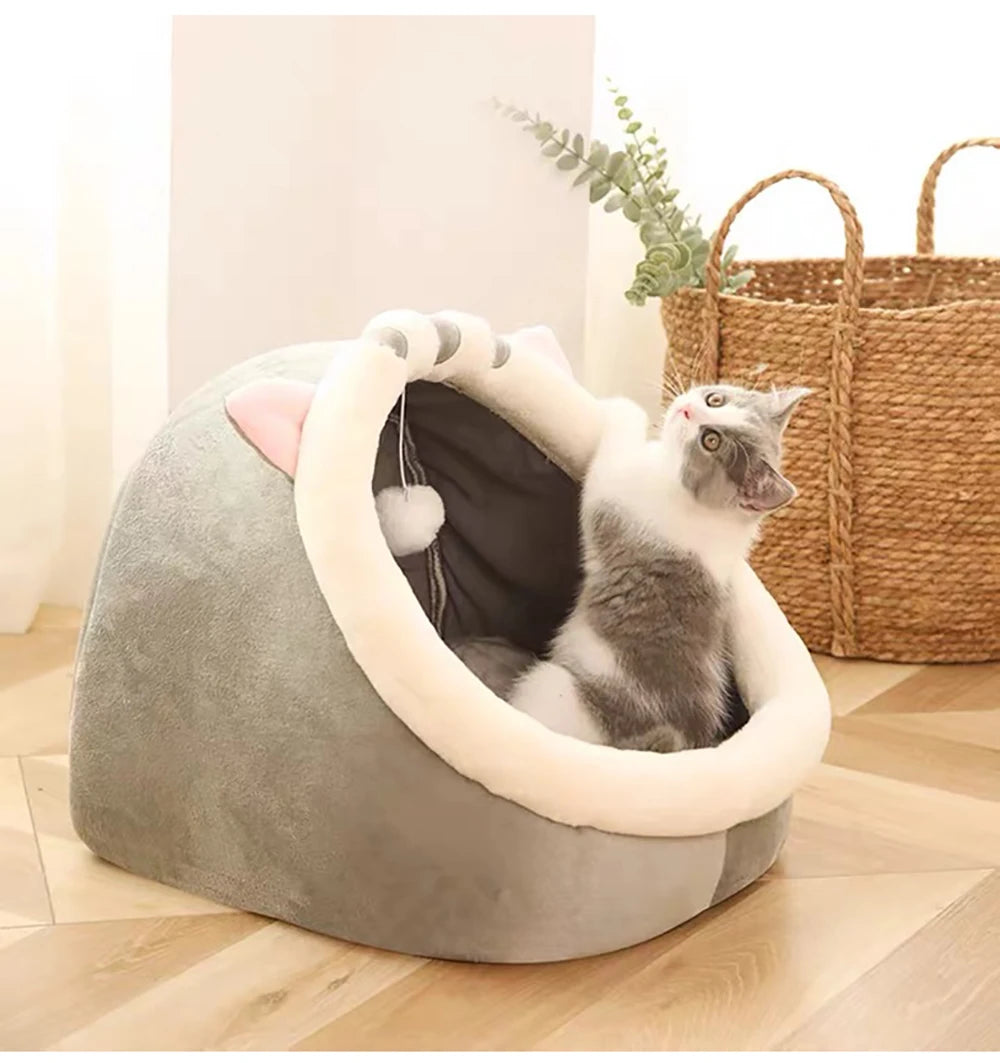 🐾 Cozy Cave Cat Bed – Deep Sleep & Comfort
Give your cat a warm, safe place to relax, sleep, and feel protected.