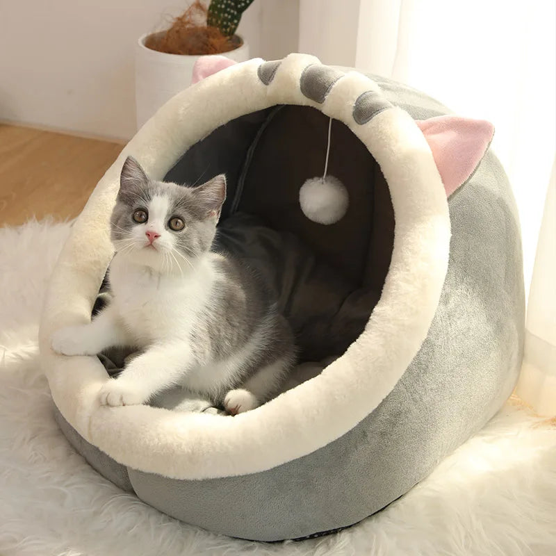 🐾 Cozy Cave Cat Bed – Deep Sleep & Comfort
Give your cat a warm, safe place to relax, sleep, and feel protected.