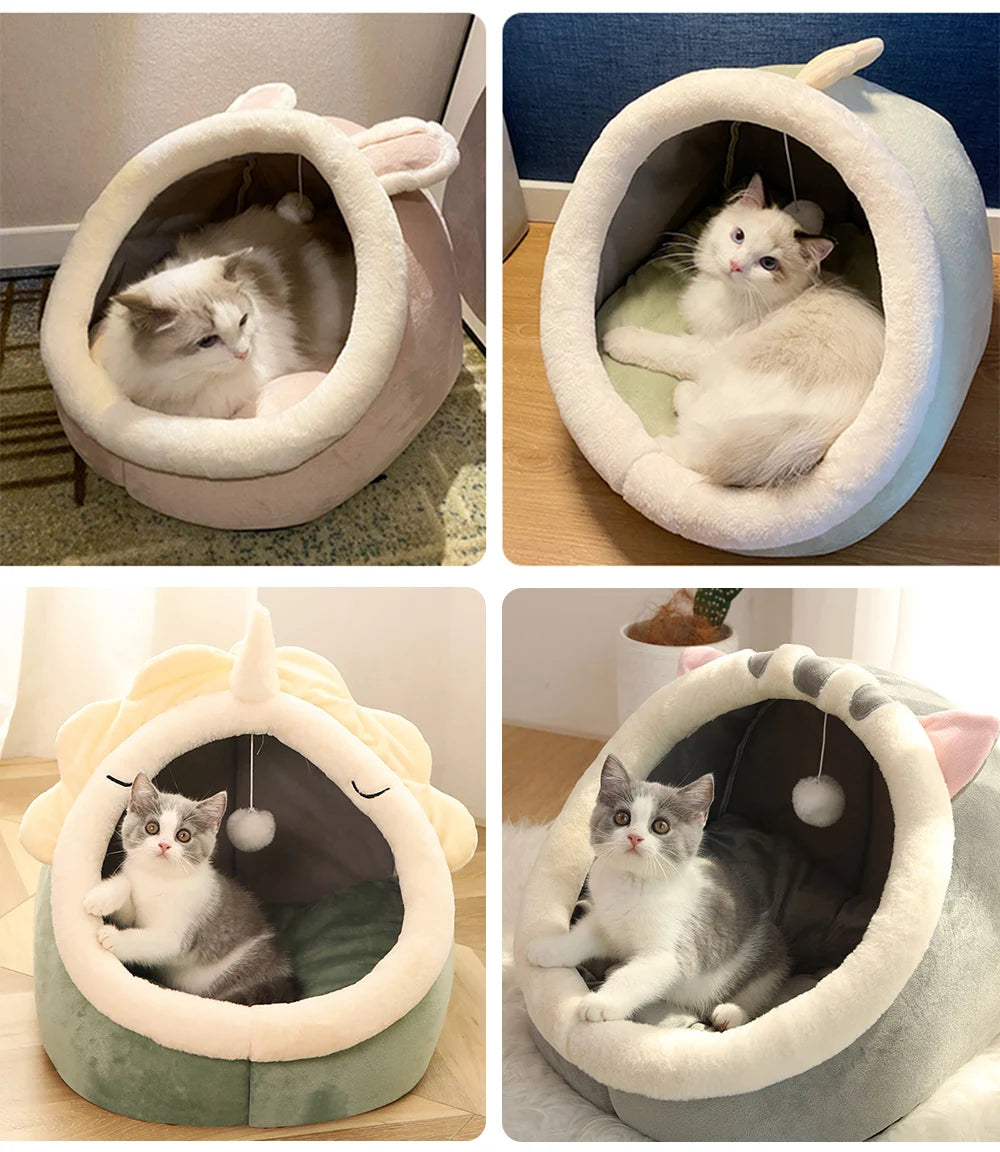 🐾 Cozy Cave Cat Bed – Deep Sleep & Comfort
Give your cat a warm, safe place to relax, sleep, and feel protected.