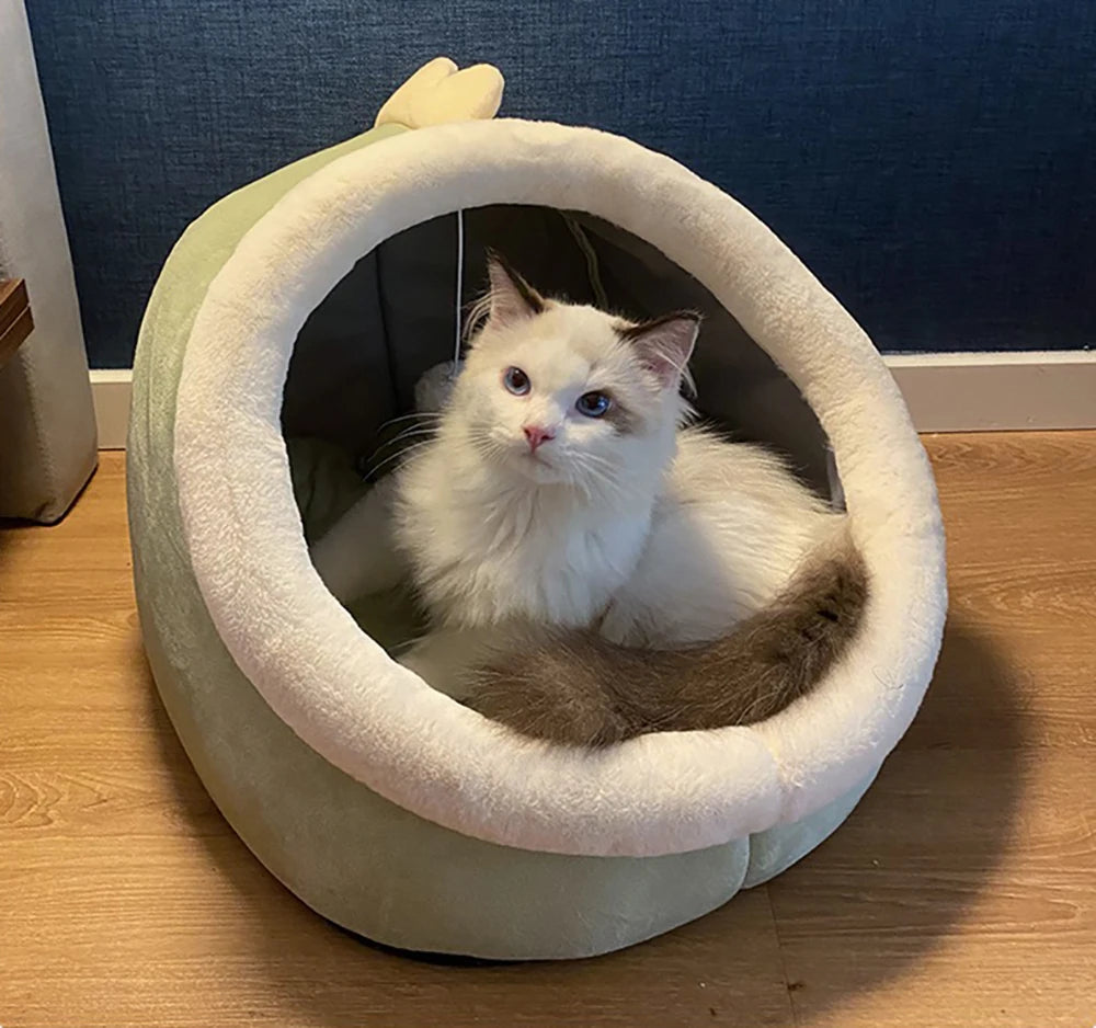 🐾 Cozy Cave Cat Bed – Deep Sleep & Comfort
Give your cat a warm, safe place to relax, sleep, and feel protected.